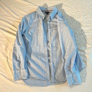 Boys large Tommy Hilfiger striped button down shirt